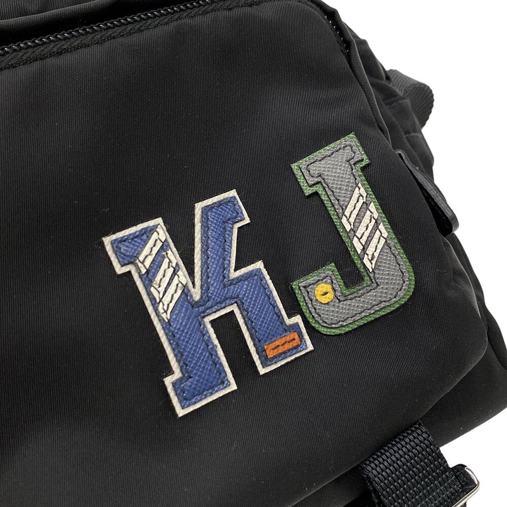 Prada Shoulder Bag 2VH043 Black Navy Multi Nylon Leather - Picture 15 of 15